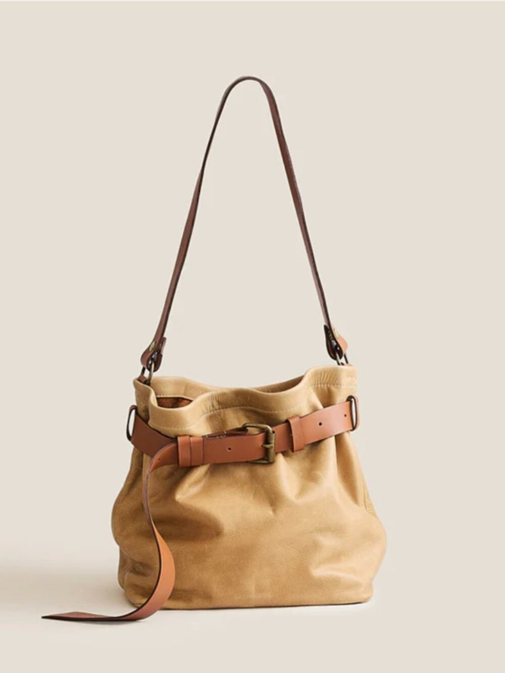 NWT Parker Thatch Belted Jane Leather Bag